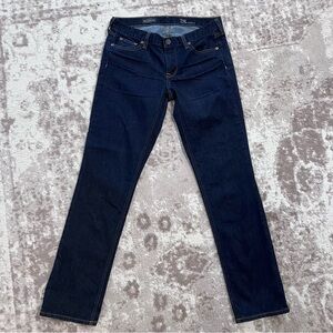 J. Crew Matchstick Low Rise Dark Wash Women's Straight Leg Jeans Size 28…